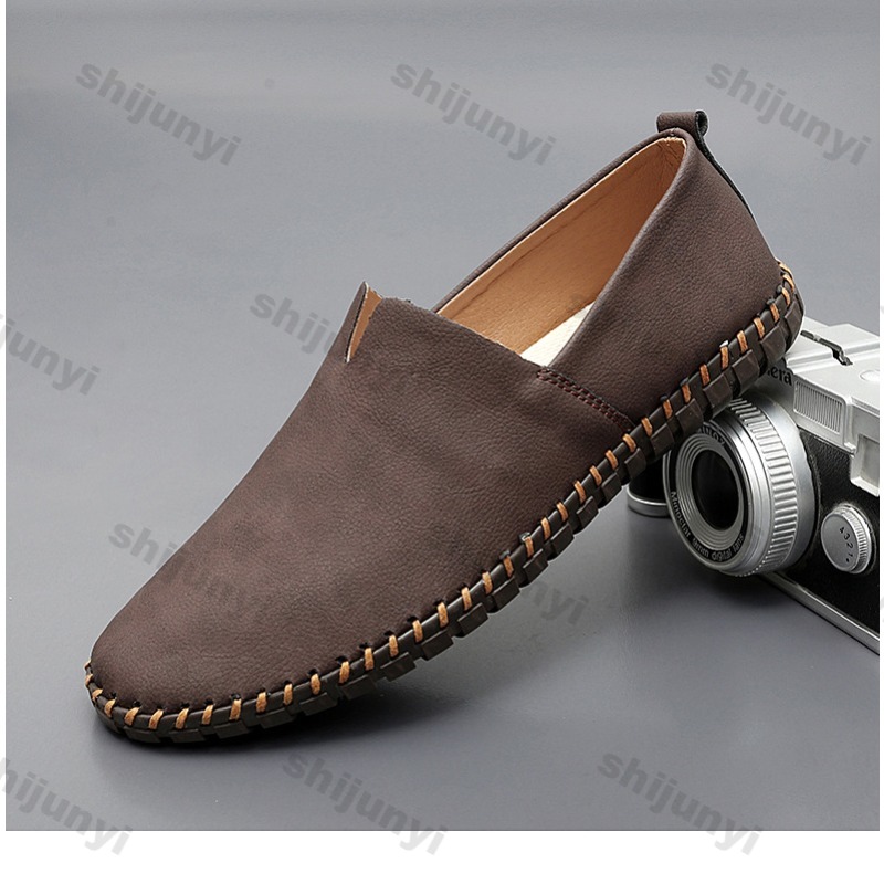 Men'S Shoes Hey Dude - Sepatu Kulit Ringan Pria Musim Semi