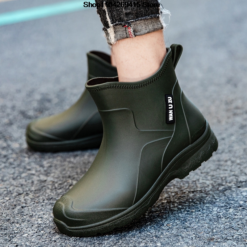 Men'S Shoes Water Resistant - Sepatu Bot Hujan Anti-Selip Tahan Air