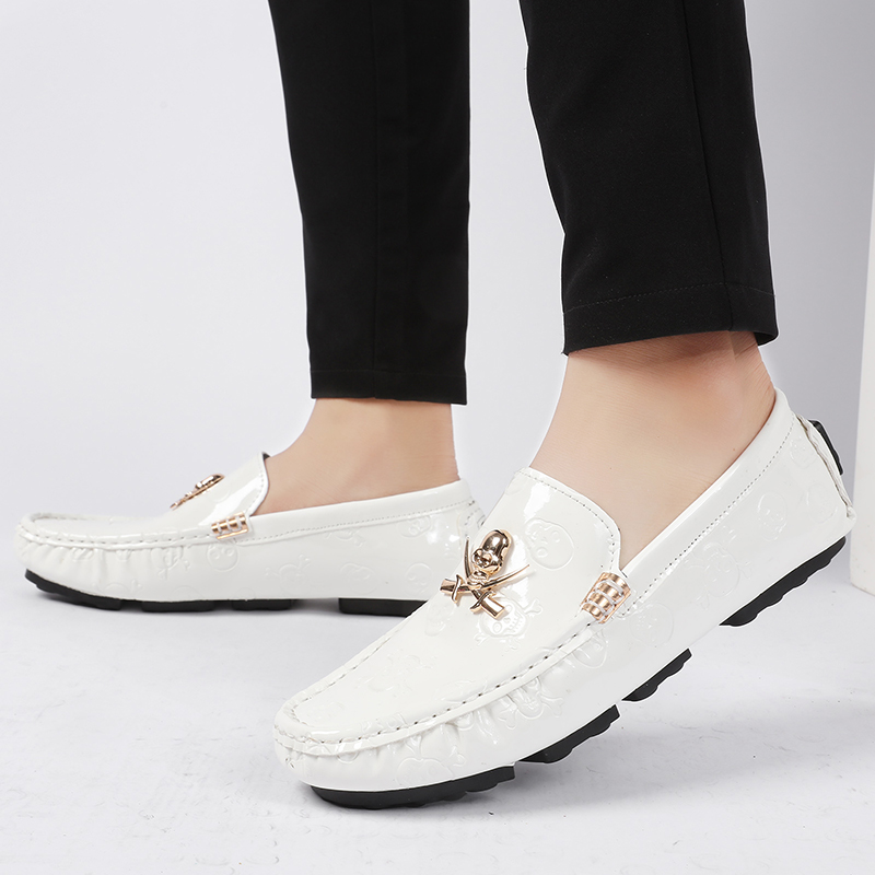 Men'S Shoes Hey Dude - Sepatu Pria Berkualitas Tinggi Shine Skull