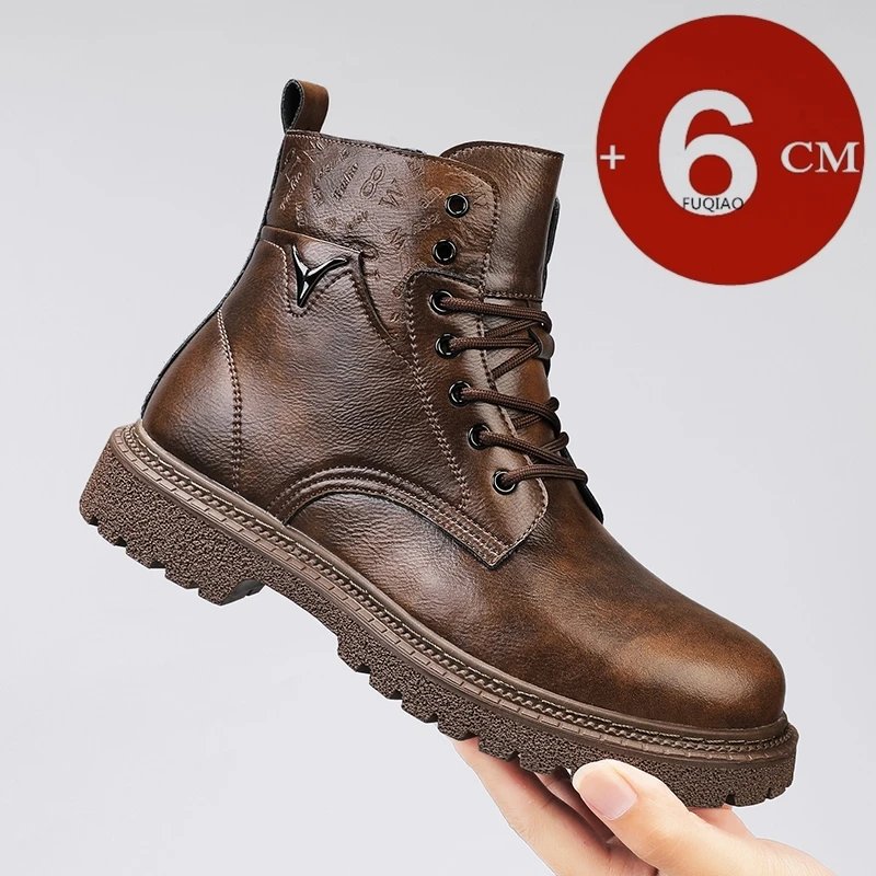 Sepatu Boots Pria Penambah Tin - Men'S Shoes Increase Height ulasan dan harga