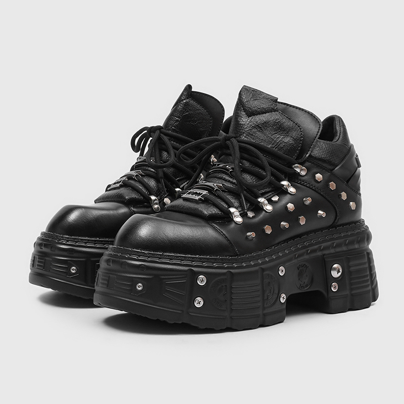 Sepatu Platform Pria Punk Goti - Men'S Shoes With Height Increase ulasan dan harga