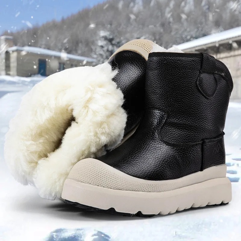Sepatu Bot Salju Pria Kulit As - Men'S Shoes Increase Height ulasan dan harga