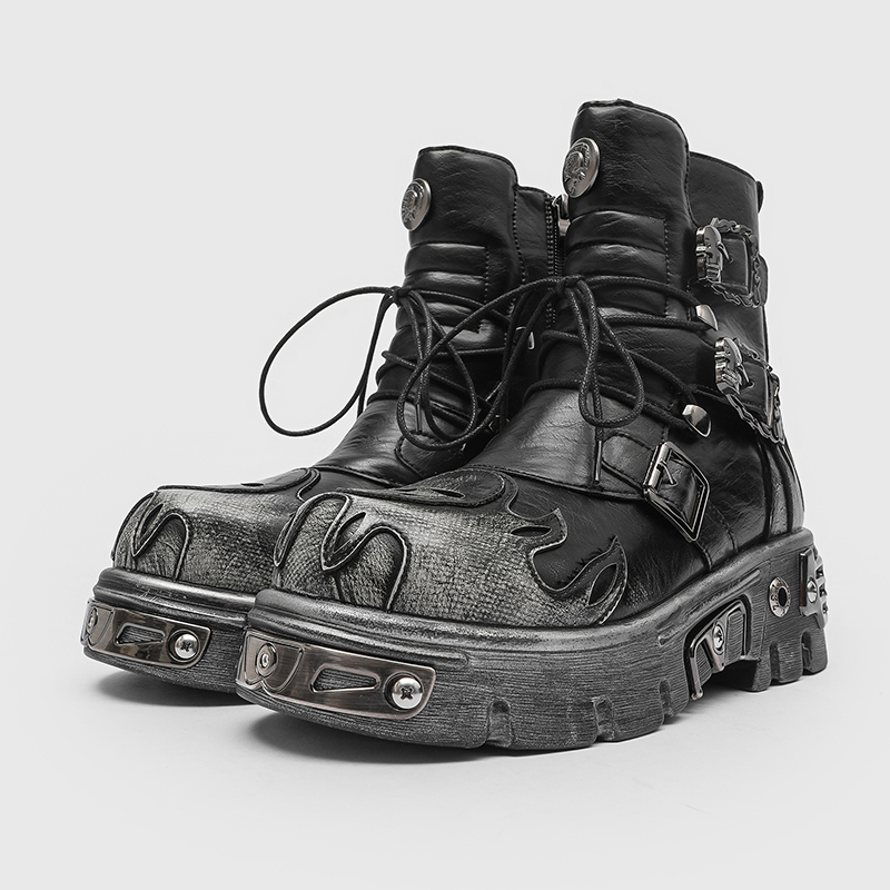 Sepatu Bot Motor Pria Model Pu - Men'S Shoes Increase Height ulasan dan harga